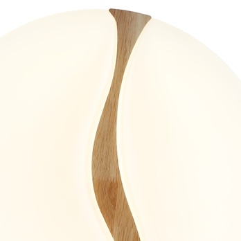 Stropné svietidlo LETICIA biela/prírodná 7