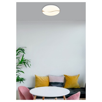 Stropné svietidlo LETICIA biela/prírodná 1