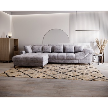 Sedacia súprava LETTICA ľavá, sivá 1