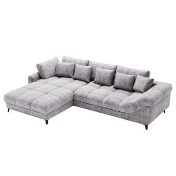 Sedacia súprava LETTICA ľavá, sivá 3