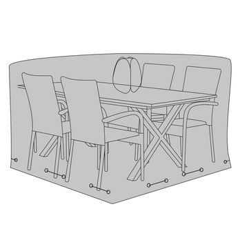 Kryt na stôl a 4 stoličky LEXERY čierna 1