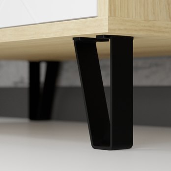 Regál LIAM 7 dub artisan/biela matná 3