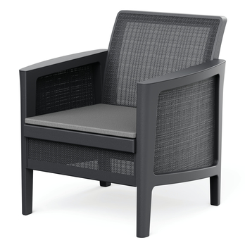 Záhradná zostava LICIA 2 grafitová/sivá 2