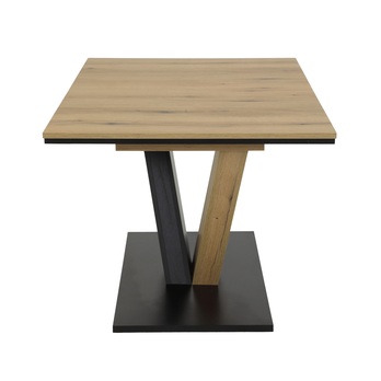 Jedálenský stôl LICY T dub evoke/čierna 3