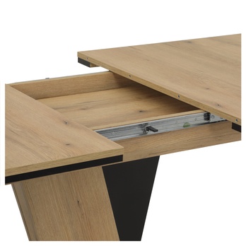 Jedálenský stôl LICY T dub evoke/čierna 4