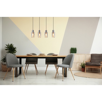 Závesné svietidlo LIDARIA 1 čierna 1