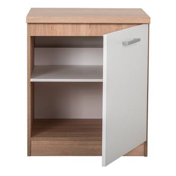 Spodná skrinka LIGHT 60 biela/dub sonoma 1
