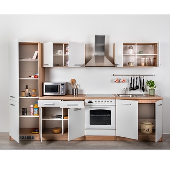 Spodná skrinka na rúru LIGHT 60 biela/dub sonoma 5