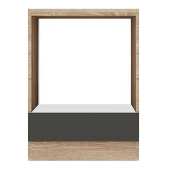 Spodná skrinka na rúru LIGHT 60 dub sonoma/antracitová 1