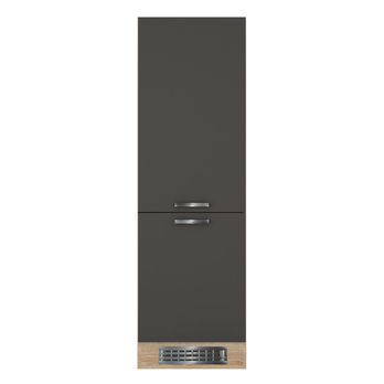 Vysoká skriňa LIGHT 60 dub sonoma/antracitová 2