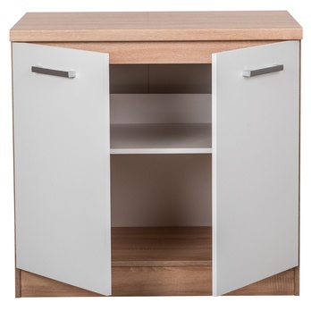 Spodná drezová skrinka LIGHT 90 biela/dub sonoma 2