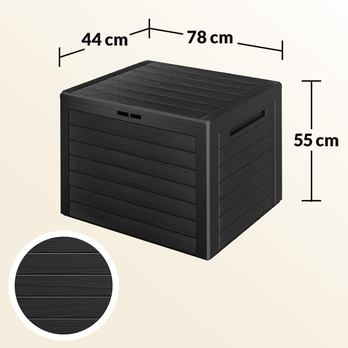 Záhradný box LILLE antracitová 15