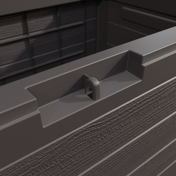 Záhradný box LILLE hnedá 2