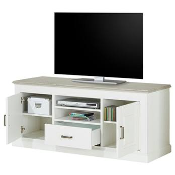 TV komoda LIMA 30 pínia/biela 5
