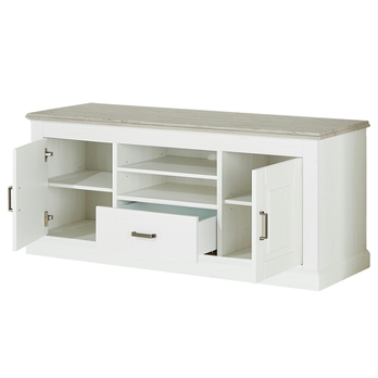 TV komoda LIMA 30 pínia/biela 2