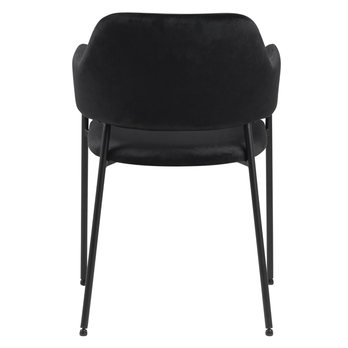 Jedálenská stolička LIMA čierna/matná čierna 4