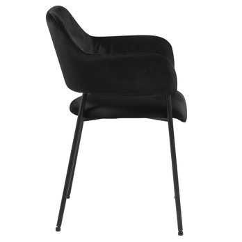 Jedálenská stolička LIMA čierna/matná čierna 5