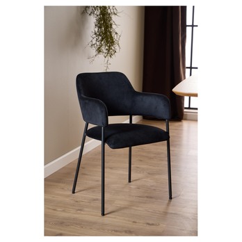 Jedálenská stolička LIMA čierna/matná čierna 12