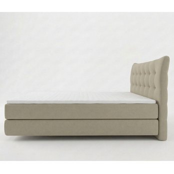 Posteľ boxspring LIMONE sivobéžová, 140x200 cm 3