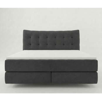 Posteľ boxspring LIMONE sivá, 180x200 cm 3