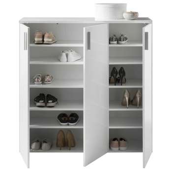Skrinka na topánky  LINCOLN 2 biela 1