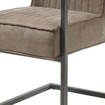 Jedálenská stolička LINDA 2 sivá 3