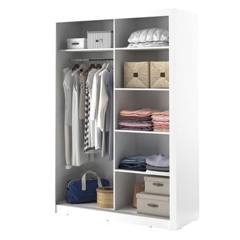 Šatníková skriňa LINDY biela 3