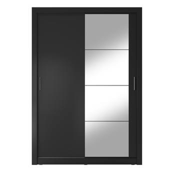 Šatníková skriňa LINDY čierna 2