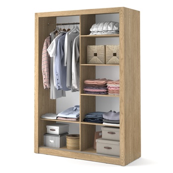 Šatníková skriňa LINDY dub shetland 3