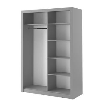 Šatníková skriňa LINDY sivá 2