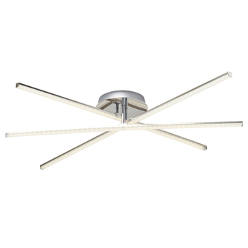 Stropné LED svetlo LINE akryl/chróm 4