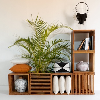 Regál LINEA I akácia 1