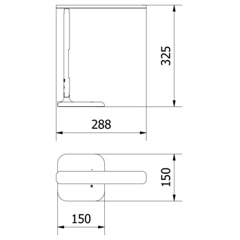 Stolná LED lampa LINEAR biela 1