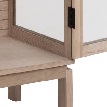 Vitrína LINLEY bielený dub 3