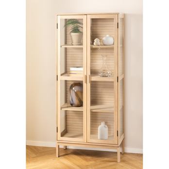 Vitrína LINLEY bielený dub 4