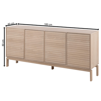 Komoda  LINLEY bielený dub 5
