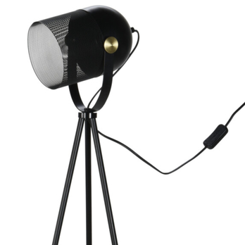 Stojacia lampa LINSEY čierna 1