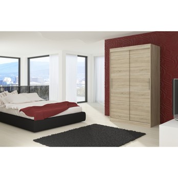 Šatníková skriňa LINTON dub sonoma 3