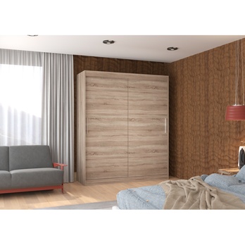 Šatníková skriňa LINTON dub truffle 1