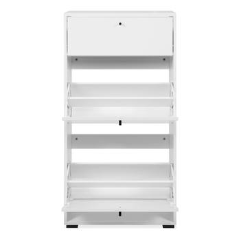 Skrinka na topánky LINZI 2 biela 2