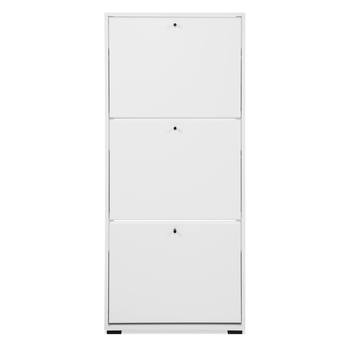 Skrinka na topánky LINZI 3 biela 3