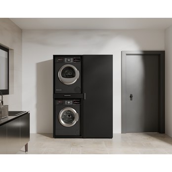 Skriňa na práčku a sušičku LIRA 61 čierna 4