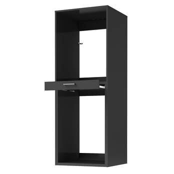 Skriňa na práčku a sušičku LIRA 61 čierna 3