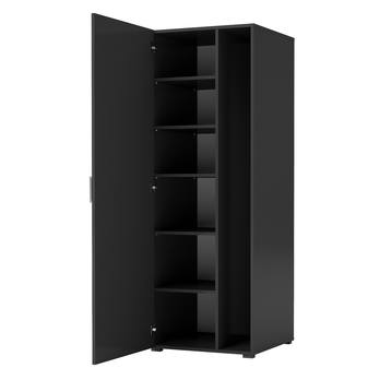 Skriňa na upratovacie pomôcky LIRA 63 čierna 3