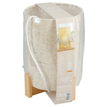 Stolná lampa LISA béžová/borovica 2