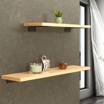 Nástenná polica LISAL buk, šírka 50 cm 1