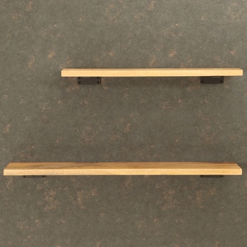 Nástenná polica LISAL mango, šírka 100 cm 2