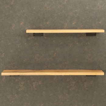 Nástenná polica LISAL mango, šírka 150 cm 2