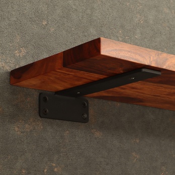 Nástenná polica LISAL palisander, šírka 125 cm 4