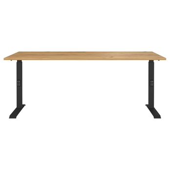 Pracovný stôl  LISSABON 2 čierna/dub navarra, šírka 180 cm 2